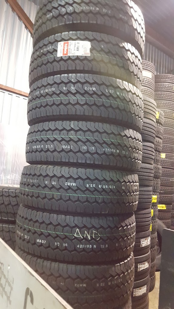 Harry Tire warehouse with large tire stock